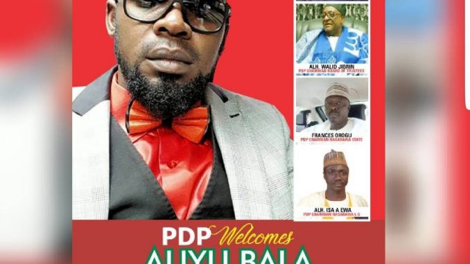 APC Losses Piller In Nasarawa State....... As Hon. Aliyu Bala Tafida Moves PDP
