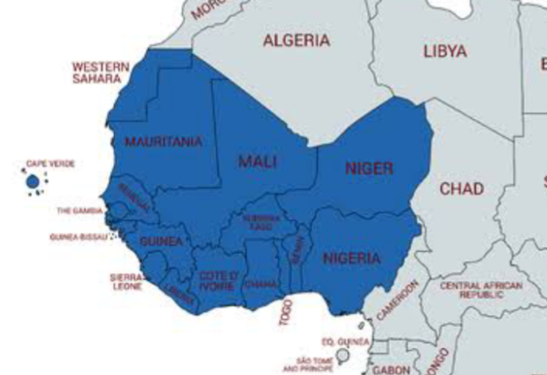 ECOWAS Map